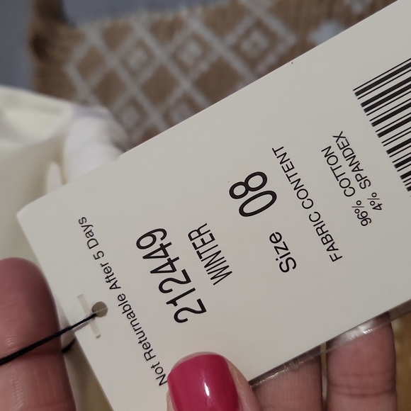 NWT Ruffled collared button down - Picture 3 of 3